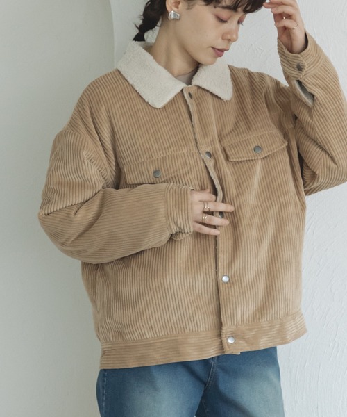 pairmanon（ペアマノン） コート アウター 「ママサイズ」コーデュロイ