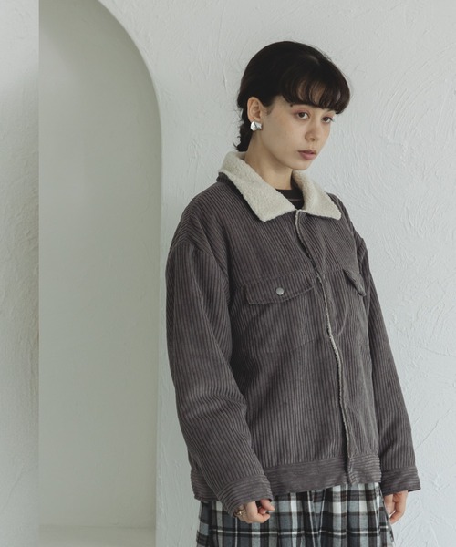 pairmanon（ペアマノン） コート アウター 「ママサイズ」コーデュロイ