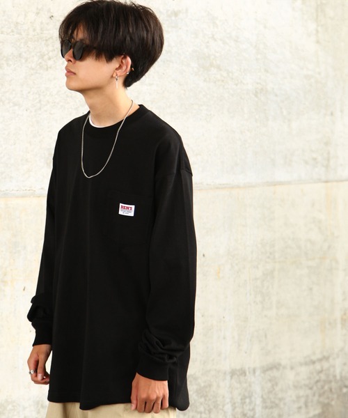 （FullWood ）BEN DAVIS オーバーサイズ XL ストライプ 楽天市場】BEN DAVIS ベンデイビス U.S.A. HALF ZIP L/S SHIRTS