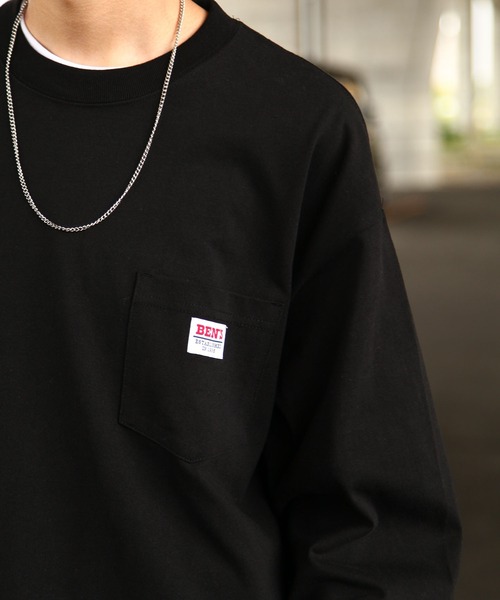 （FullWood ）BEN DAVIS オーバーサイズ XL ストライプ BEN DAVIS tシャツ 「別注」「BEN DAVIS」 ピスネーム オーバー