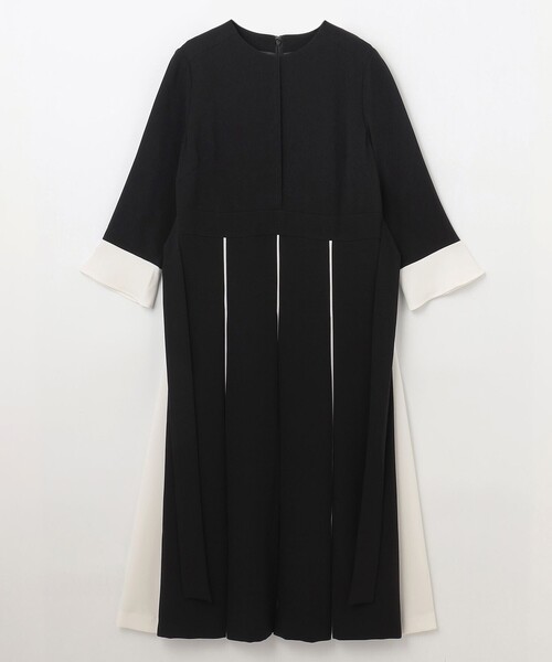 GRACE CLASS ワンピース バイカラーラインドレス : ZOZOTOWN