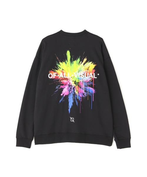トレーナー スウェット 「WEB＆限定」/A4A/エーフォーエー/PAINT SWEAT CREWNECK/ペイントスウェットクルーネック