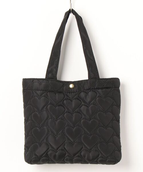 SMロゴ付きキルティングトートバッグ GUESS ゲス バッグ VS811106 BLACK KAMINA キルティング
