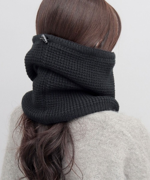 GERRY（ジェリー） ネックウォーマー スヌード ワッフル編みニット