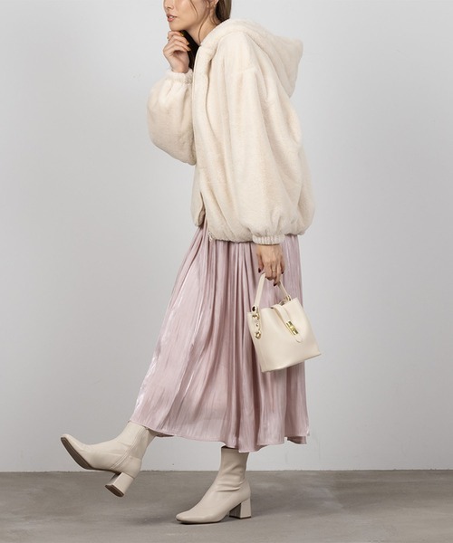 NAVY（ファッション） コート アウター NAVY ふわふわ フェイクファー