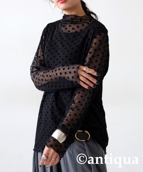 tシャツ フロッキーシアートップス レディース KOBE LETTUCE tシャツ 前後2wayフロッキーシアートップス