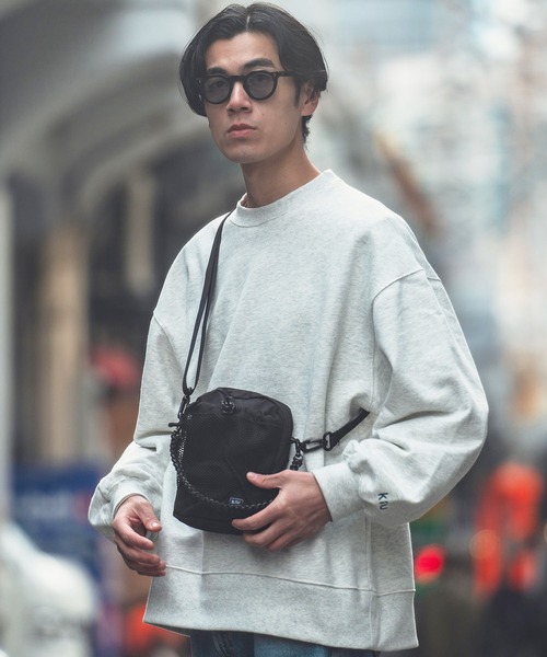 KiU（キウ） ショルダーバッグ 2wayパラコードメッシュポケット