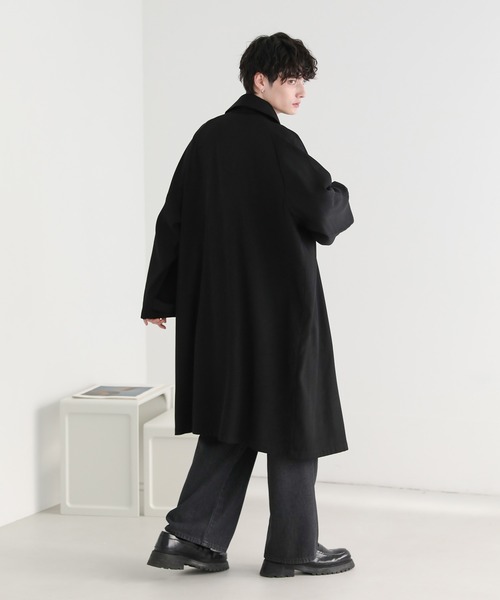 ASTRONOMY ステンカラーコート コート ドレープとろみラグランTRステン