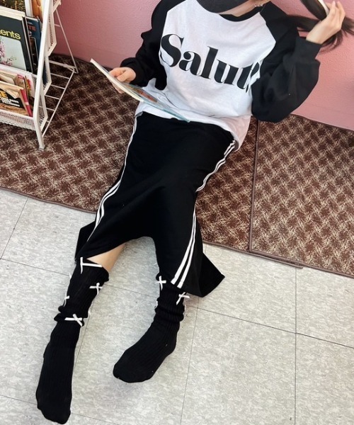 ipugo tシャツ ipugo/イプゴ グラフィック ラグランTシャツ