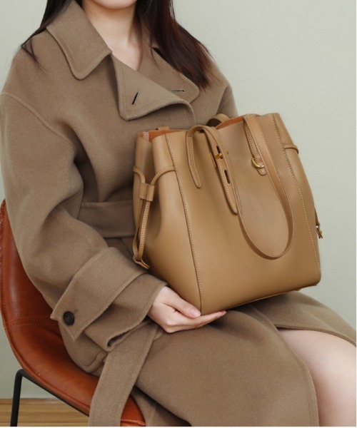 トートバッグ 「NiiNa」「高品質牛革」Two Style ショルダートート