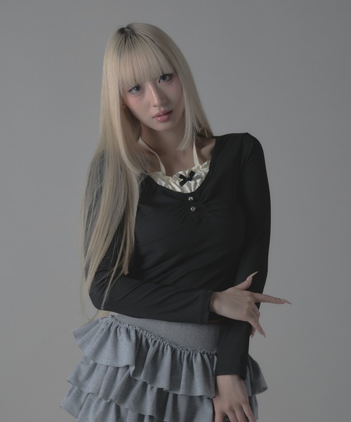 Chick スカート Tiered Frilled Miniskirt /ティアード フリル