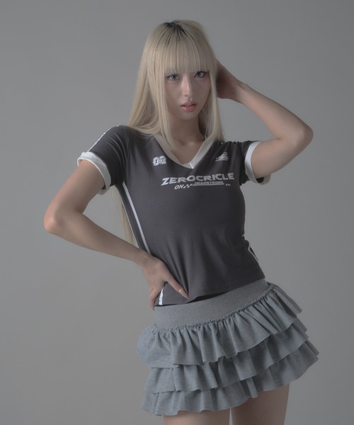 Chick スカート Tiered Frilled Miniskirt /ティアード フリル ミニ