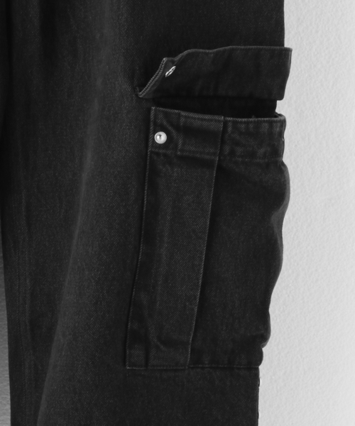 AFB ジーンズ 「AFB / エーエフビー」STUDDED DENIM CARGO PANTS