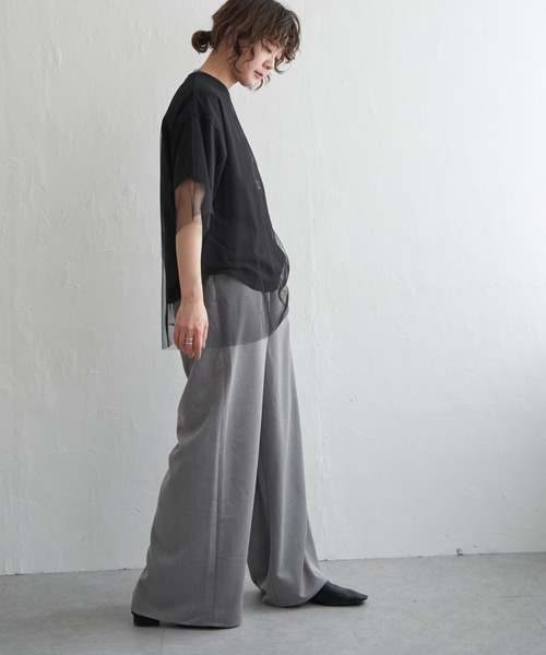 notch.（ファッション） tシャツ ロゴT＆チュールTシャツ