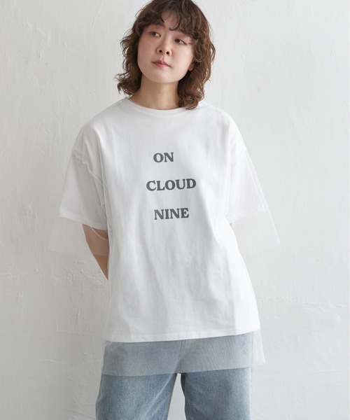 notch.（ファッション） tシャツ ロゴT＆チュールTシャツ