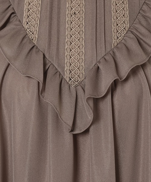 Rose Tiara（ローズティアラ） ブラウス シャツ エアリーオーガンジー