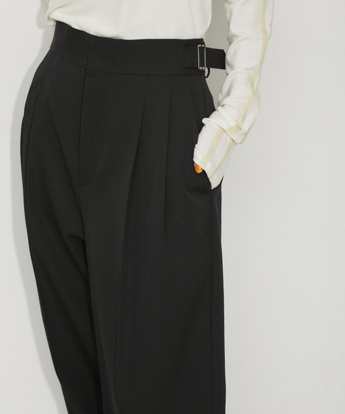 ADAM ET ROPE'（アダムエロペ） スラックス パンツ 「洗える」ウール