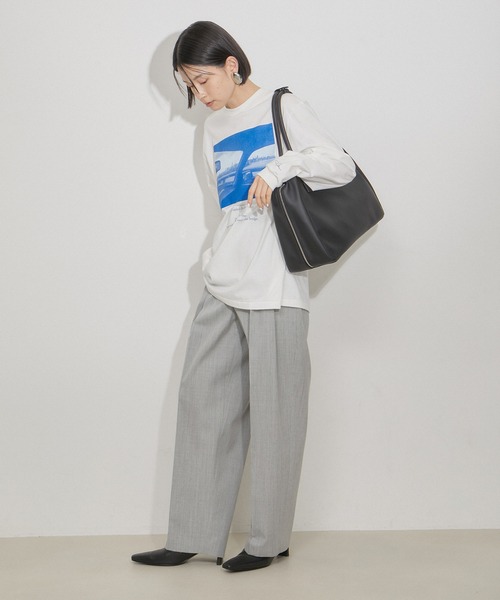 ADAM ET ROPE'（アダムエロペ） スラックス パンツ 「洗える」ウール