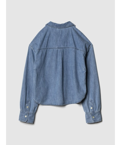 GAP ブラウス シャツ オーバーサイズ デニムシャツ (キッズ
