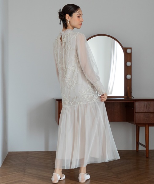 form forma（フォルムフォルマ） ドレス フラワー刺繍のチュール