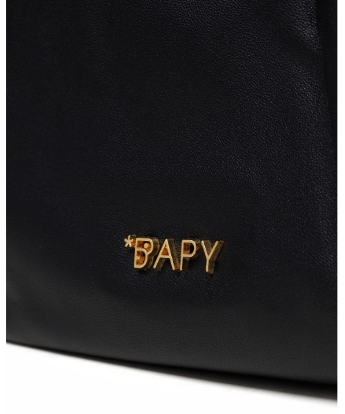 希少 ！！ APEE バックロゴ入り ブラックパンツ【美品】 Sサイズ XSIDE Elastic Waist Regular Pocket Detailed Women's