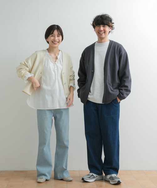 新品未使用☆カーディガン URBAN RESEARCH DOORS｜『UR TECH 200日ニット』1ツ釦