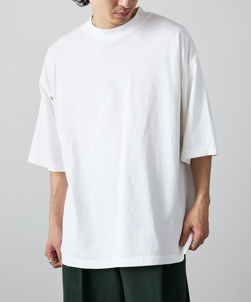 メンズ ロンT ドロップショルダー 肩落ち M00117 長袖Tシャツ ロンT メンズ カットソー クルーネック 無地