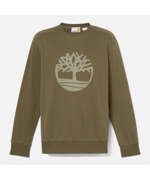 トレーナー スウェット メンズ ツリー ロゴ ループバック クルーネック スウェットシャツ メンズ | Timberland | 04