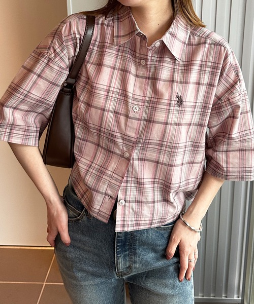 U.S. POLO ASSN. ブラウス シャツ 「U.S.POLOASSN.」チェック柄