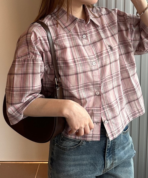 さゆり様 ご確認用☺︎✨ U.S. POLO ASSN. ブラウス シャツ 「U.S.POLOASSN.」チェック柄