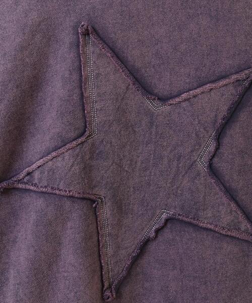 トレーナー スウェット BACK STAR PATCH CHEMICAL WASH SWEAT レディース メンズ CONVERSE TOKYO トレーナー スウェット BACK STAR PATCH
