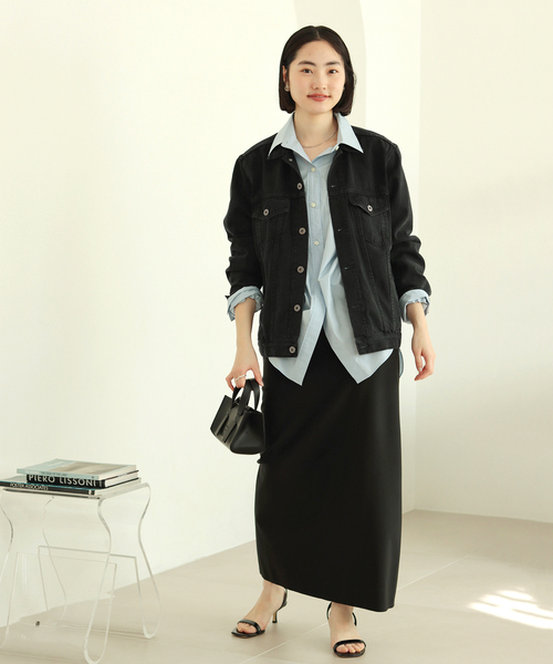 新品⭐︎plageデニムジャケット　38 新品 Plage デニムジャケット 38 ネイビー Gジャン プラージュ