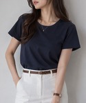tシャツ 半袖 「NAVY/ネイビー 」綿10...の詳細画像3