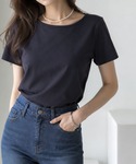 tシャツ 半袖 「NAVY/ネイビー 」綿10...の詳細画像5