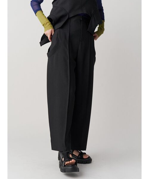 UN3D. パンツ HOLE DETAIL COCOON PT「セットアップ着用可能