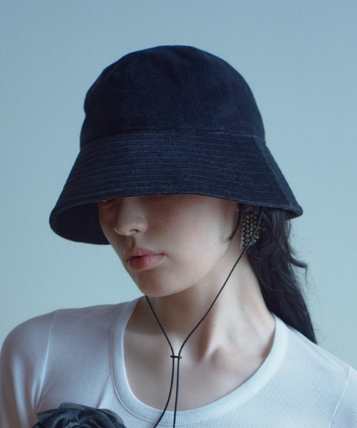 【美品】IRIS47 ベロアハット IRIS47 帽子 ハット 「IRIS 47」velor hat/ベロア レディース