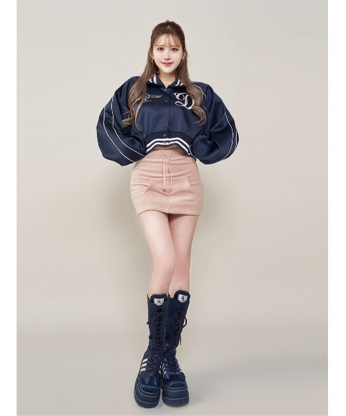 Darich♡新品フロントポケットベロアミニスカート【Ｆ】 ダーリッチ Darich フロントポケットベロアミニスカート