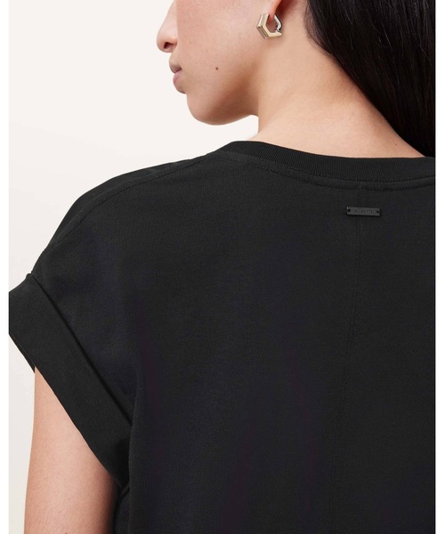 ALLSAINTS（オールセインツ） tシャツ MIRA CROPPED SATIN DRAWCORD T