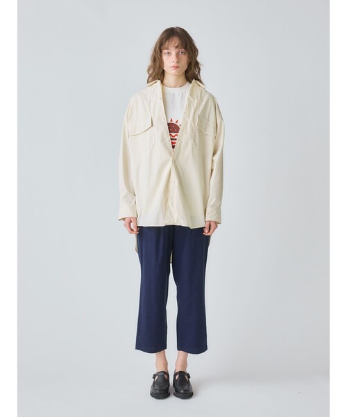tシャツ MidiUmi ハンバーガープリントTシャツ レディース MidiUmi tシャツ ハンバーガープリントTシャツ レディース
