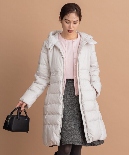 組曲（KUMIKYOKU） ダウンコート 1 ホワイト レディース : ZOZOTOWN