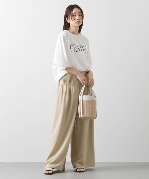 GOODENOUGH ラグランスリーブ七分丈カットソー ホワイト/バーガンディ Gready Brilliant（グレディブリリアン） tシャツ CENTRE