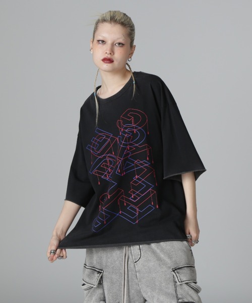 【DankeSchon/ダンケシェーン】WOMEN カットオフ Tシャツ セール】DankeSchon/ダンケシェーン/CUTOFF S/S TEE WOMEN（T