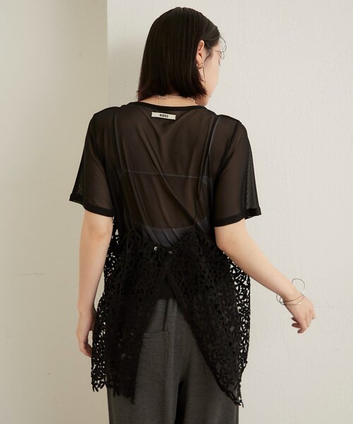 Omekashi（オメカシ） キャミソール レースオーバーキャミソール