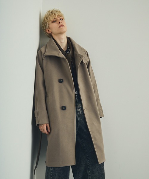 「Shoowtime」 チェスターコート MEDIUM アイボリー メンズ_画像5