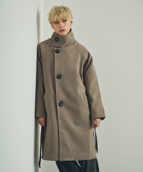 「Shoowtime」 チェスターコート MEDIUM アイボリー メンズ_画像7