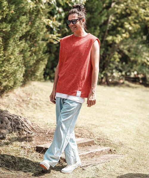 CAMBIO（カンビオ） タンクトップ mta566- Uneven Dyed Print