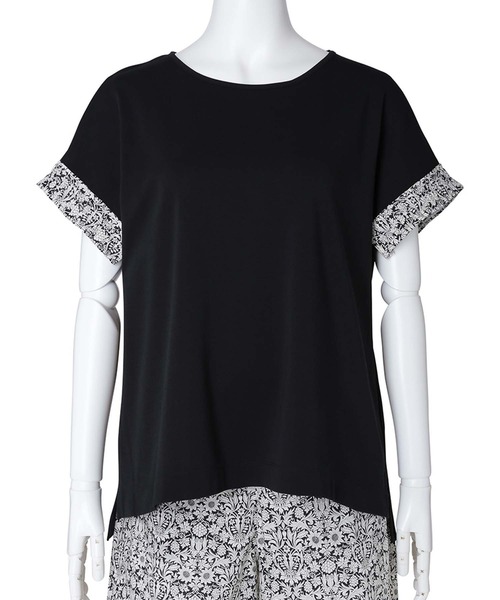 tシャツ キッドブルー -２５サマーＴシャツ -半袖トップス -KOBN347 -kidblue レディース