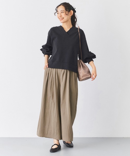 and myera パンツ and myera 大人なキュロットパンツ