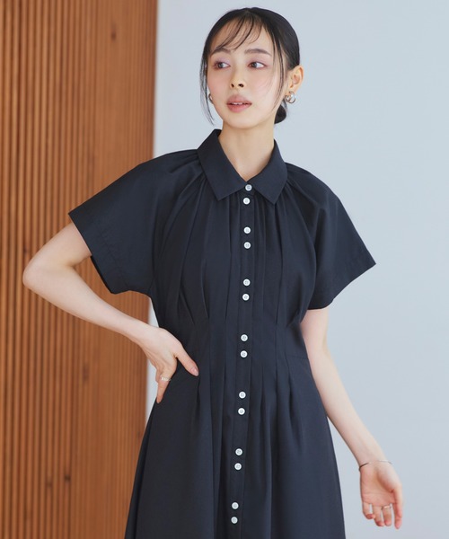 ルイルエブティック RUIRUE BOUTIQUE 【洗える】タック＆フレア