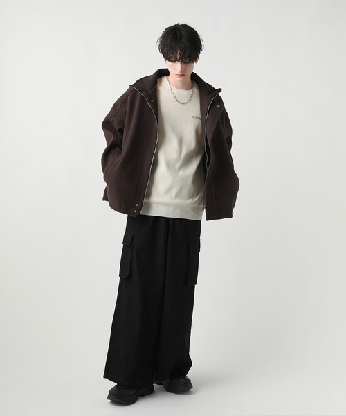 「CONVERSE」 長(zhǎng)袖ニット L ブルー メンズ